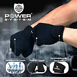 Перчатки для фитнеса и тяжелой атлетики Power System Fitness PS-2300 L Grey/Black фото товару