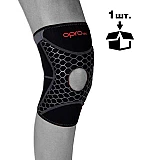 Наколенник спортивный OPROtec Knee Support with Open Patella TEC5729-LG Черный L фото товару