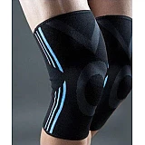 Эластический наколенник Power System Knee Support Evo PS-6021 L Black/Blue фото товару