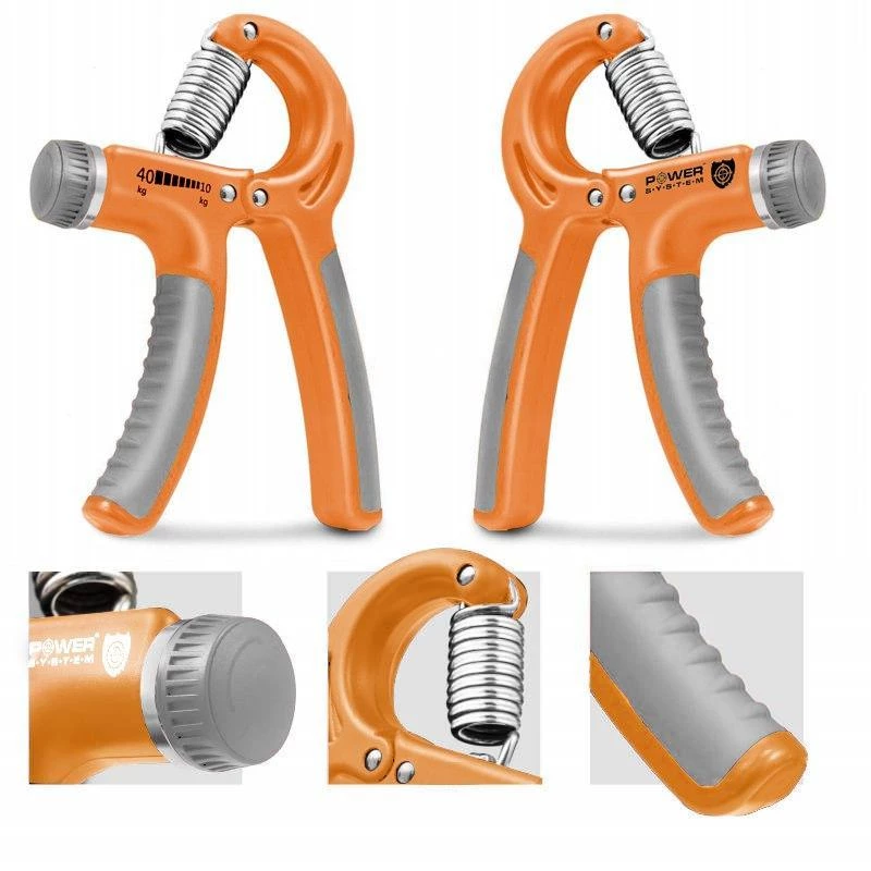 Эспандер кистевой-пружинный ножницы Power System PS-4021 Power Hand Grip Orange фото товара