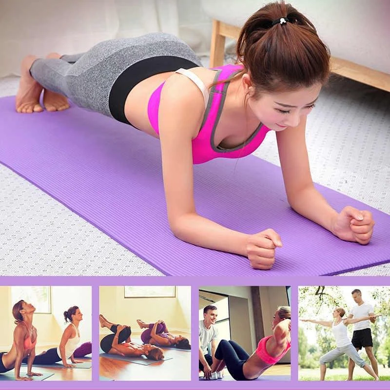 Коврик для йоги и фитнеса Power System  PS-4014 FITNESS-YOGA MAT Purple фото товару