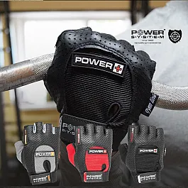 Перчатки для фитнеса и тяжелой атлетики Power System Power Plus PS-2500 XXL Black