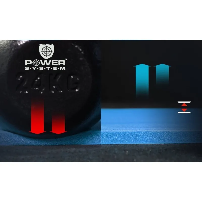 Коврик для йоги и фитнеса Power System  PS-4017 FITNESS-YOGA MAT Blue фото товару