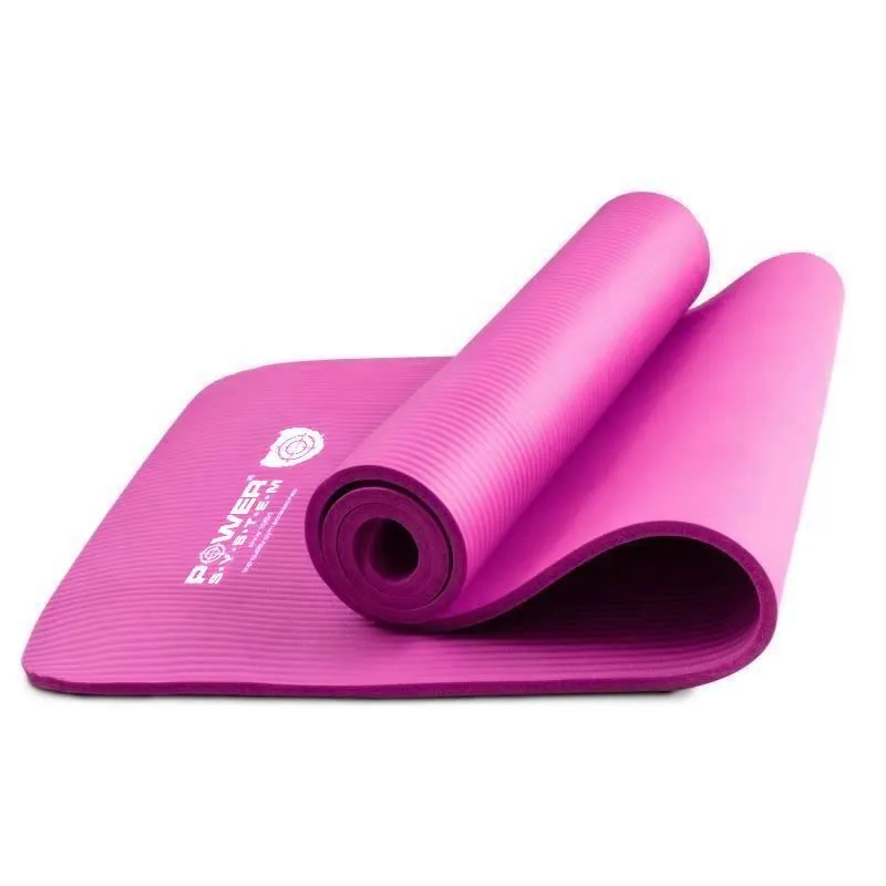 Коврик для йоги и фитнеса Power System  PS-4017 FITNESS-YOGA MAT Pink фото товару