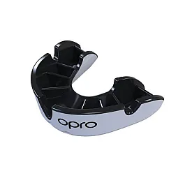 Капа OPRO Junior Silver White/Black
