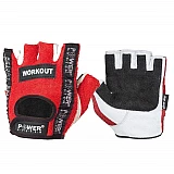 Перчатки для фитнеса и тяжелой атлетики Power System Workout PS-2200 XS Red фото товару