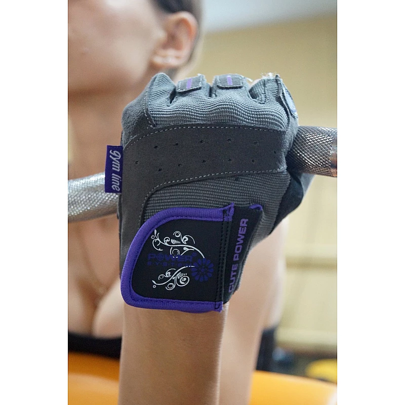 Перчатки для фитнеса и тяжелой атлетики Power System Cute Power PS-2560 женские Purple XL фото товара