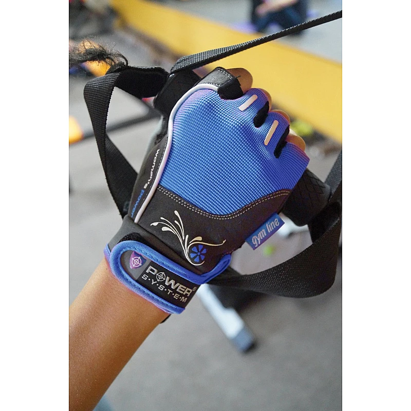 Перчатки для фитнеса и тяжелой атлетики Power System Woman’s Power PS-2570 L Blue фото товара