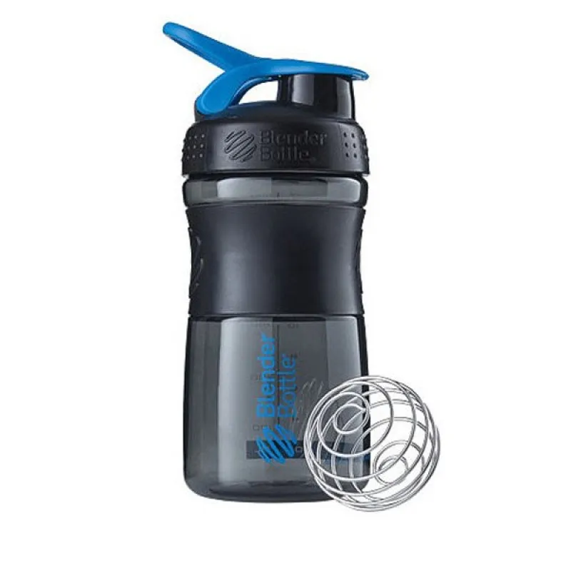 Спортивная бутылка-шейкер BlenderBottle SportMixer 590ml Black/Cyan (ORIGINAL) фото товара