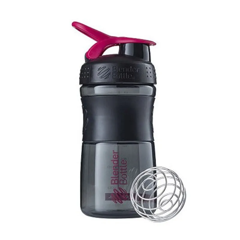 Спортивная бутылка-шейкер BlenderBottle SportMixer 590ml Black/Pink (ORIGINAL) фото товару