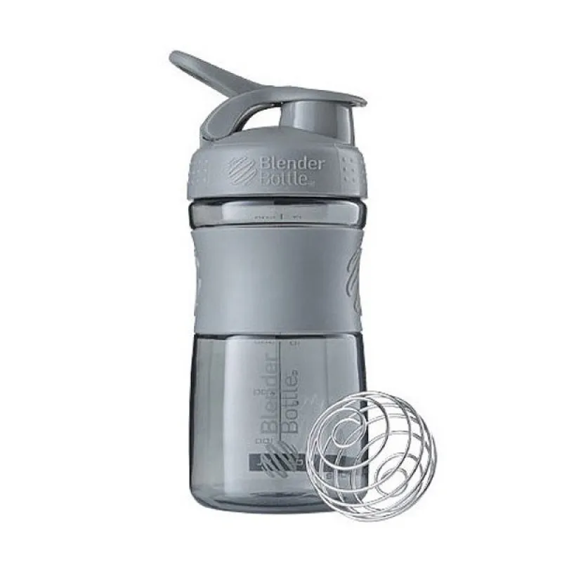 Спортивная бутылка-шейкер BlenderBottle SportMixer 590ml Grey (ORIGINAL) фото товару