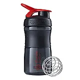 Спортивная бутылка-шейкер BlenderBottle SportMixer 590ml Black/Red (ORIGINAL) фото товару