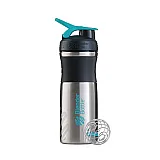 Спортивная бутылка-шейкер BlenderBottle SportMixer Stainless Steel Teal 820мл (из нержавеющей пищевой cтали) фото товара
