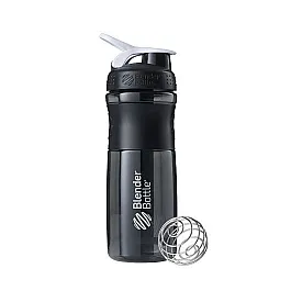 Спортивная бутылка-шейкер BlenderBottle SportMixer 820ml Black/White (ORIGINAL)