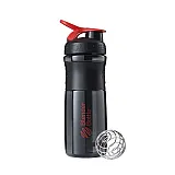 Спортивная бутылка-шейкер BlenderBottle SportMixer 820ml Black/Red (ORIGINAL) фото товару