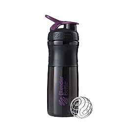 Спортивная бутылка-шейкер BlenderBottle SportMixer 820ml Black/Plum (ORIGINAL)