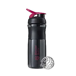 Спортивная бутылка-шейкер BlenderBottle SportMixer 820ml Black/Pink (ORIGINAL)