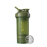 Шейкер спортивный BlenderBottle ProStak 650ml с 2-мя контейнерами Moss Green (ORIGINAL) фото товару