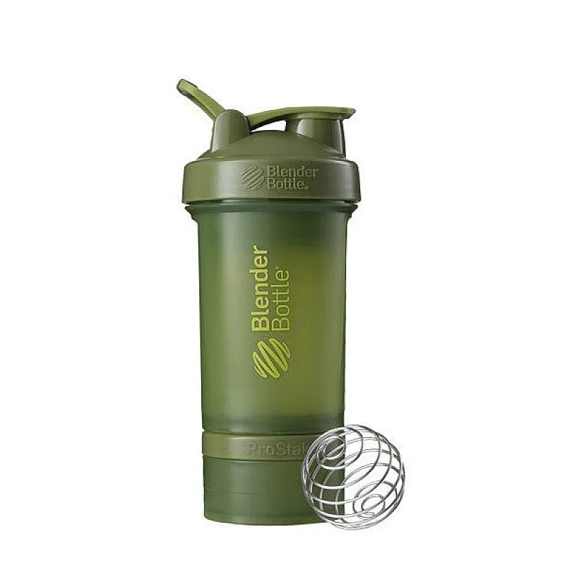 Шейкер спортивный BlenderBottle ProStak 650ml с 2-мя контейнерами Moss Green (ORIGINAL) фото товара
