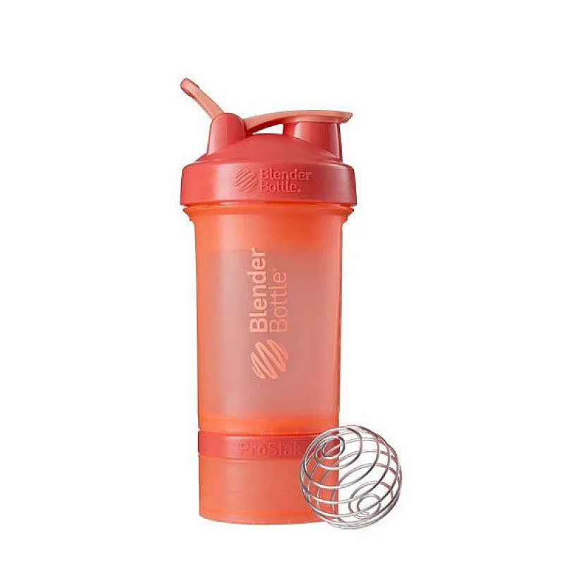 Шейкер спортивный BlenderBottle ProStak 650ml с 2-мя контейнерами Coral (ORIGINAL) фото товара