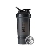 Шейкер спортивный BlenderBottle ProStak 650ml с 2-мя контейнерами Black (ORIGINAL) фото товару