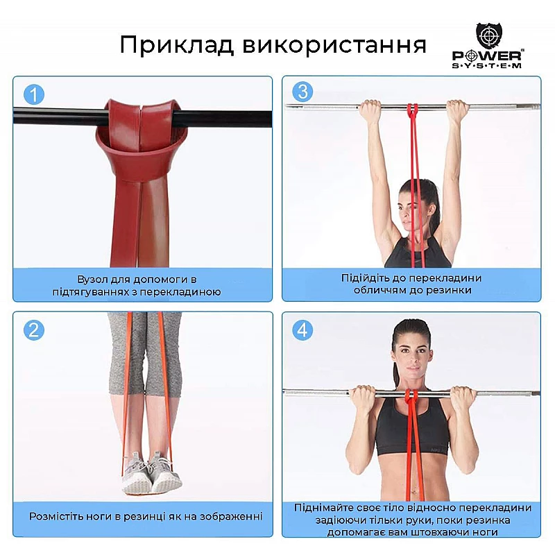 Резина для тренировок CrossFit Level 3 Red PS - 4053 фото товара