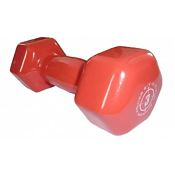 Гантели для фитнеса и аэробики обрезиненные Power System 3 kg PS-4026 (1 шт.)