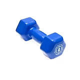 Гантели для фитнеса и аэробики обрезиненные Power System 4 kg PS-4027 (1 шт.) фото товара