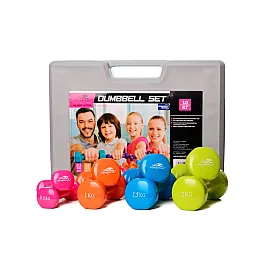 Набір гантелей в кейсі 10 кг. PowerPlay 4120