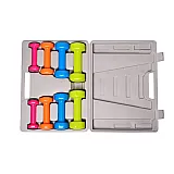 Набір гантелей в кейсі 10 кг. PowerPlay 4120 фото товара