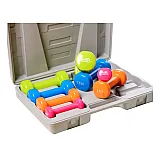 Набір гантелей в кейсі 10 кг. PowerPlay 4120 фото товара