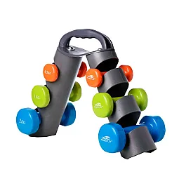 Набір гантелей з підставкою 7 кг. PowerPlay 4116