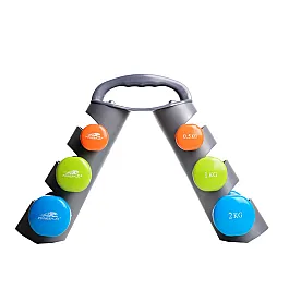 Набір гантелей з підставкою 7 кг. PowerPlay 4116