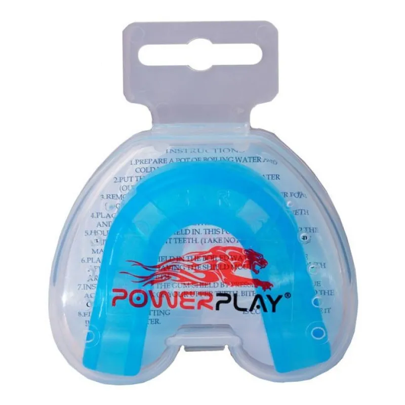 Капа боксерська PowerPlay 3307 SR Синя фото товару