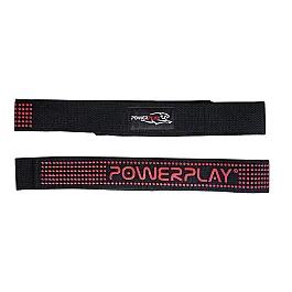 Лямки для тяги PowerPlay 7064 Чорно-Червоні