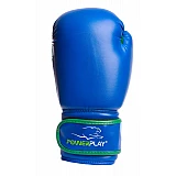 Боксерські рукавиці PowerPlay 3004 JR Синьо-Зелені 6 унцій фото товара