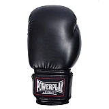 Боксерські рукавиці PowerPlay 3004 Чорні 10 унцій фото товару