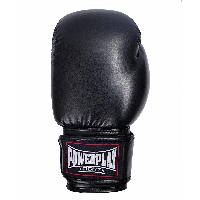 Боксерські рукавиці PowerPlay 3004 Чорні 10 унцій фото товару