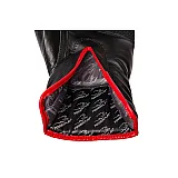 Боксерські рукавиці PowerPlay 3022 Чорно-Червоні [натуральна шкіра] 10 унцій фото товару