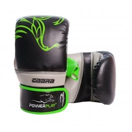 Снарядні рукавички PowerPlay 3038 Чорно-Зелені S