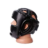 Боксерський шолом тренувальний PowerPlay 3048 Чорнo-Червоний S фото товара