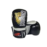 Боксерські рукавиці PowerPlay 3008 Чорні 8 унцій фото товару