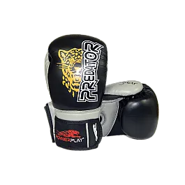 Боксерські рукавиці PowerPlay 3008 Чорні 8 унцій