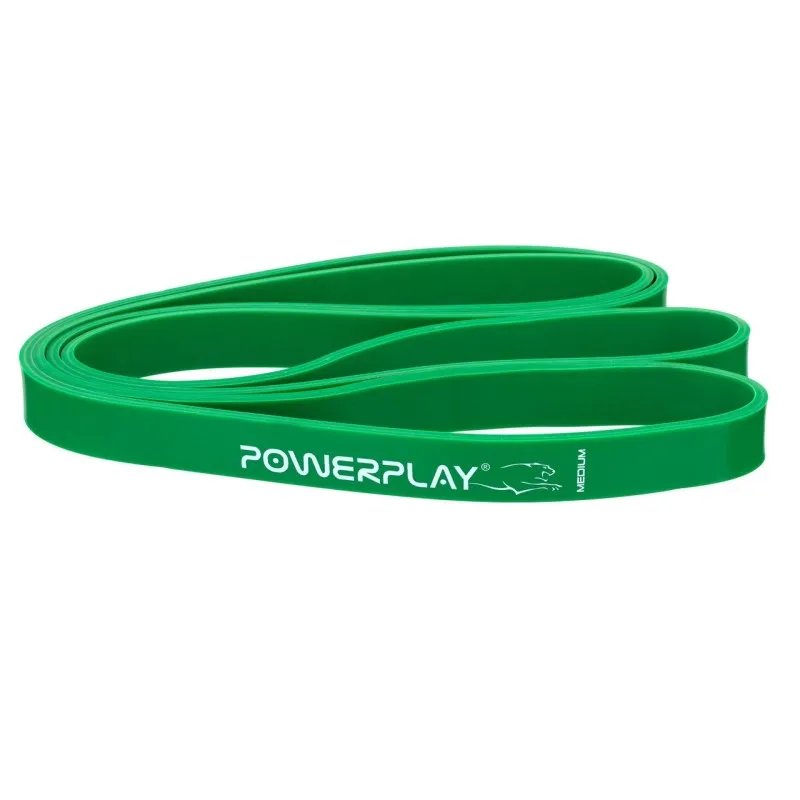 Резина для тренувань PowerPlay 4115 Medium Зелена фото товару