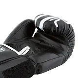 Боксерські рукавиці PowerPlay 3010 Чорно-Білі 8 унцій фото товару