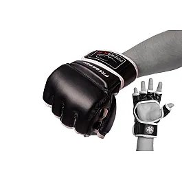 Рукавички для MMA PowerPlay 3056 Чорні S