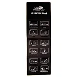 Килимок для фітнесу і йоги складний PowerPlay 4013 (180*60*0.6) Чорний фото товара