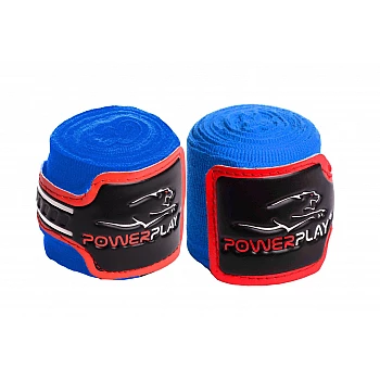 Бинт для бокса PowerPlay 3046 Синие (4м)