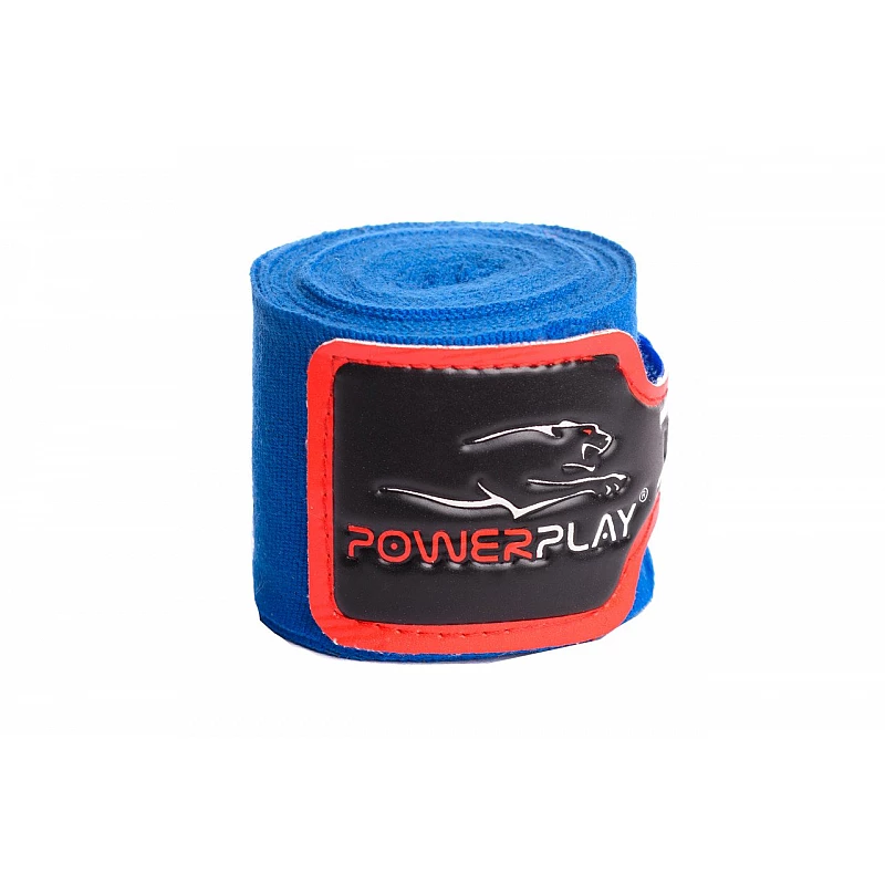 Бинт для бокса PowerPlay 3046 Синие (4м) фото товара