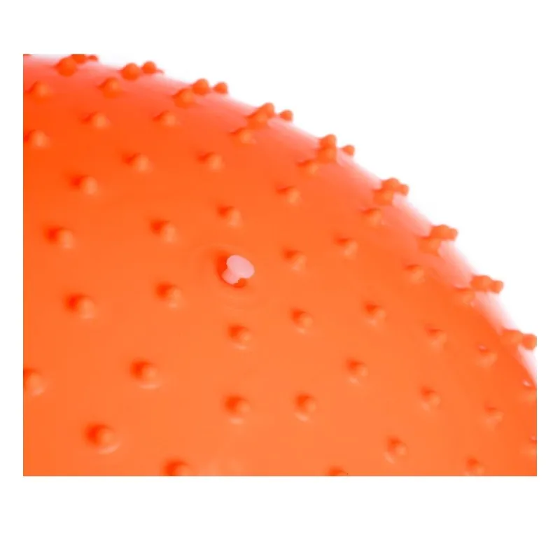 Мяч-масажер для фітнесу PowerPlay 4002 55см Оранжевий + насос фото товару